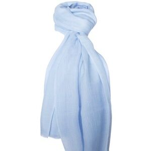 Light Blue Cashmere Scarf